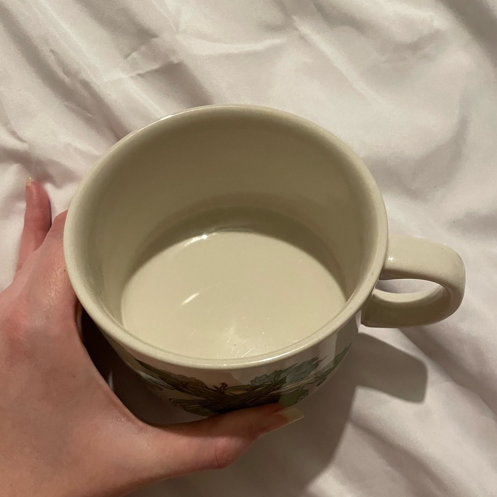 Celery Decorated Made in Korea Soup Mug Bowl - Picture 3 of 4